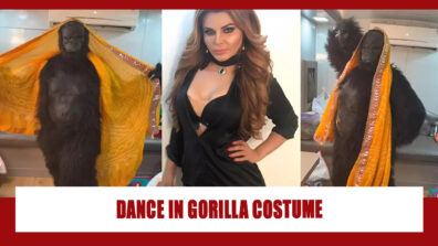 HAHAHA!!! Rakhi Sawant Goes Animal Mode As She Dances In Gorilla Costume