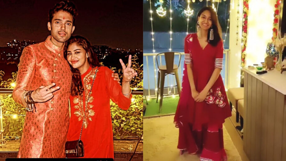 'Handsome hunk' Parth Samthaan celebrates Diwali with a hot girl, Erica Fernandes shares a video of her solo private celebration 498423