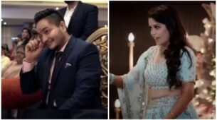 Heartwarming Video: A Groom Teared Up During His Bride’s Performance Dedicated To Him, Netizens Awestruck