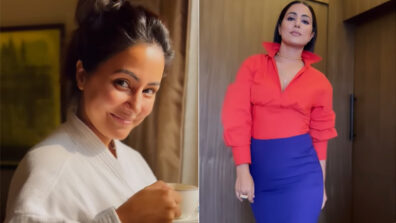 Hina Khan turns Naughty in Bathrobe, see video