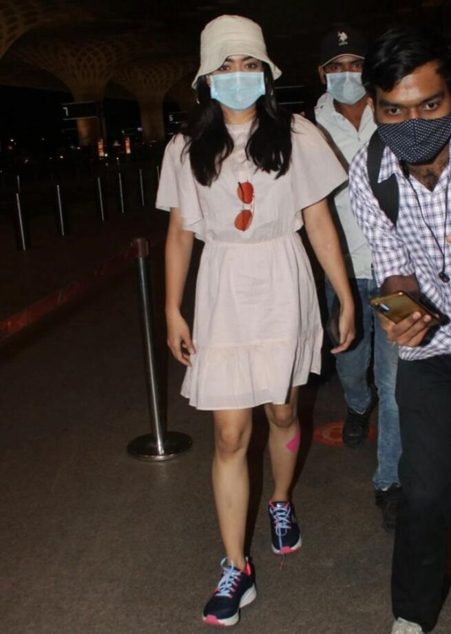 Hit The Airport In Comfortable And Classy Fashion: Take Cues From Rashmika Mandanna - 2