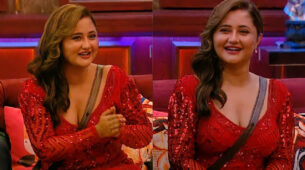 Hot Babe Alert: Rashami Desai raises heat in a sensuous deep-neck red outfit, is she ready for a date night?