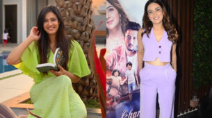 Hot Babes: Shweta Tiwari stuns in green Kaftan dress, Jasmin Bhasin steals it in Lilac Pantsuit