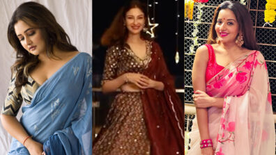 Hot Bhabhis: Rashami Desai, Saumya Tandon and Monalisa raise the oomph quotient with their saree look, come fall in love