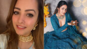 Hunting for the quintessential printed outfit and heavy jewellery style this festive season? Take cues from ‘desi babes’ Hina Khan and Anita Hassanandani