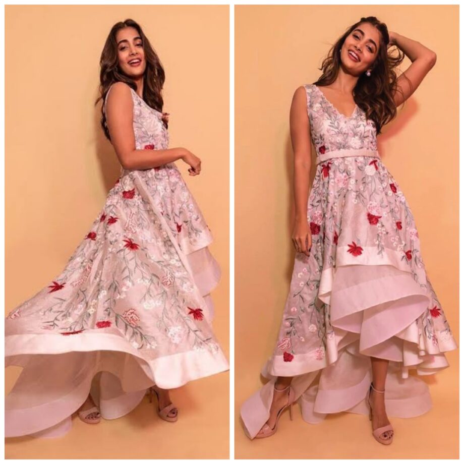 In Love With The Asymmetrical Ruffle Outfits? Pooja Hegde Is Your Vogue Goddess, Take Inspiration - 1