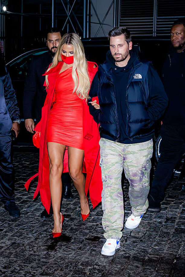 In Pics: Khloe Kardashian In Red Hot Leather Outfit For SNL After Party Will Make Your Eyes Pop - 2