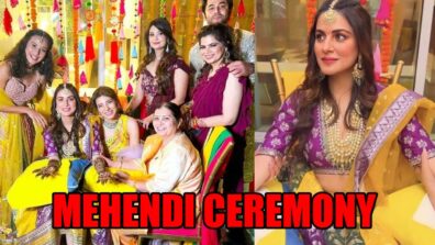 Inside pictures and videos of bride to be Shraddha Arya’s mehendi ceremony