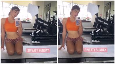 Jacqueline Fernandes shares her ‘sweaty Sunday’ moment from gym, fans in love