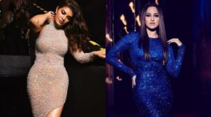 Jacqueline Fernandes To Sonakshi Sinha: Hotties Shining In Glittery Dresses