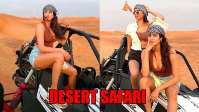 Janhvi and Khushi Kapoor go for a safari in the desert, see their vacation pictures