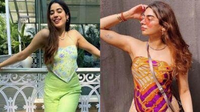 Janhvi Kapoor Or Khushi Kapoor: Which Hot Sister Styled Scarf Top Better?