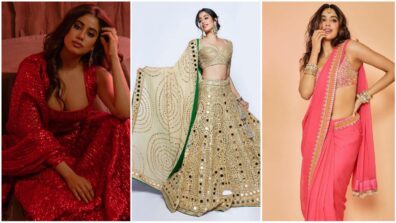 Janhvi Kapoor’s Glamorous Ethnic Looks: Pics Inside