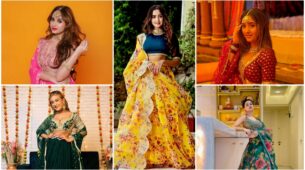 Jannat Zubair To Ashnoor Kaur’s Classic Embellished Lehengas To Bookmark For Your Brother’s Wedding