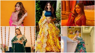 Jannat Zubair To Ashnoor Kaur’s Classic Embellished Lehengas To Bookmark For Your Brother’s Wedding