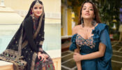 Jasmin Bhasin turns Regal queen in black lehenga, Monalisa looks vivacious in blue Indo-western ensemble