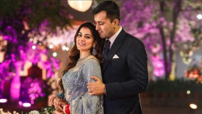 Just Married: Shraddha Arya looks beautiful and resplendent in wedding saree look, fans melt in awe