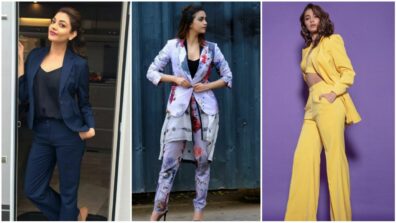 Kajal Aggarwal, Keerthy Suresh and Pooja Hegde’s swagger ‘boss babe’ moments in winter blazers, see pics