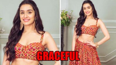 Shraddha Kapoor Graceful In This Beautiful In Diamond Print Lehenga & We Surely Want It