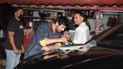 Kartik Aaryan spotted digging in roadside Chinese food, see viral moment