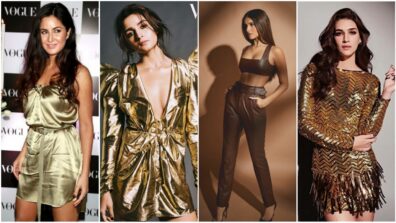 Katrina Kaif, Alia Bhatt, Tara Sutaria and Kriti Sanon are divas of ‘Gold’, see pictures