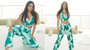 Kiara Advani Looks Ravishing Green Co-Ord Set: Pics Inside