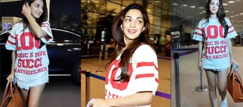 Kiara Advani Makes Heads Turn In Oversized Gucci T-Shirt With Shorts: See Pics - 0