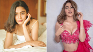 KKK 11 hotties Sana Makbul and Nikki Tamboli set the temperature soaring in deep-neck avatars, come fall in love