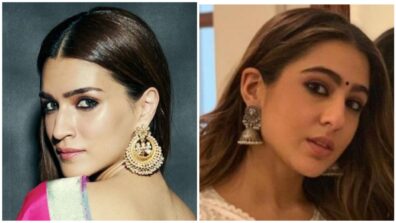 Kriti Sanon To Sara Ali Khan: Beautiful Earrings To Ace This Coming Navratri Along With Ethnic Outfits With Our Super Celebs