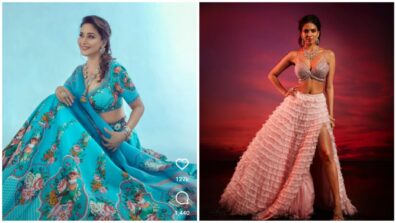 Madhuri Dixit and Malavika Mohanan are a class apart in desi ethnic lehengas, get ready to drool all day