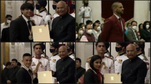 Major Dhyan Chand Khel Ratna Award 2021: Neeraj Chopra, Mithali Raj, Shikhar Dhawan,Sunil Chhetri, Manpreet Singh, and others receive special honour