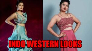 Marathi Mulgi Prajakta Mali Best Indo Western Looks That Made Heads Turn