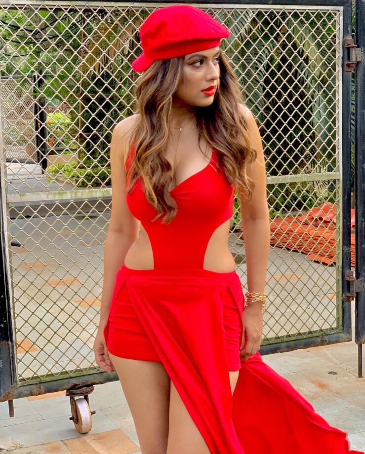 Beauty! Nia Sharma Is Just Melting Our Hearts In A Ravishing Red Outfit! Check Out Her Pics - 0