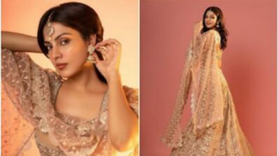 Netizens Flattened By Rhea Chakraborty As She Opts For Rs 1Lakh Lehenga: Call Her Param Sundari