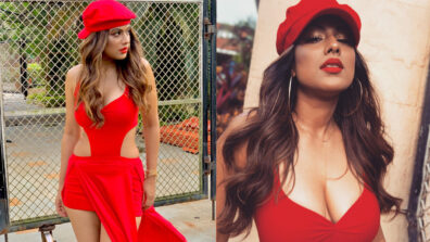 Beauty! Nia Sharma Is Just Melting Our Hearts In A Ravishing Red Outfit! Check Out Her Pics