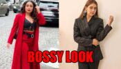 Niti Taylor in black or Neha Kakkar in red: Who gave the bossy look in formal attire?