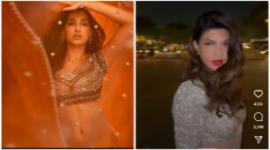 Nora Fatehi and Jacqueline Fernandes look bombs in sequined outfits, see pictures