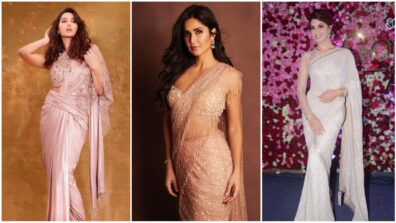 Nora Fatehi, Katrina Kaif and Jacqueline Fernandez are here to melt hearts in Tarun Tahiliani saree designs, come fall in love