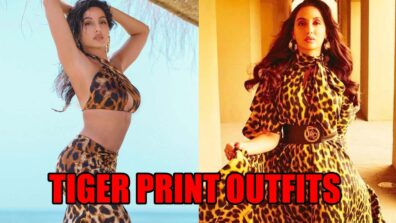 Nora Fatehi’s Tiger Print Outfits That Made Heads Turn: Pics Inside