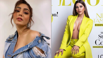 Oh So Hot: Sana Makbul shares bold look in off-shoulder denim jacket, Nikki Tamboli sets Internet ablaze in front-open blazer