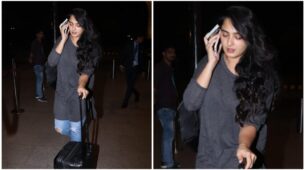 Oh So Pretty: When Anushka Shetty Opted For Desi Airport Avatar And Sizzled