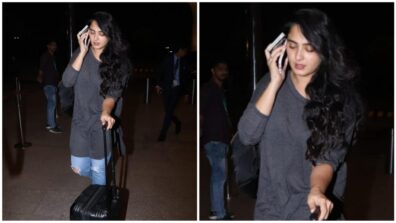 Oh So Pretty: When Anushka Shetty Opted For Desi Airport Avatar And Sizzled