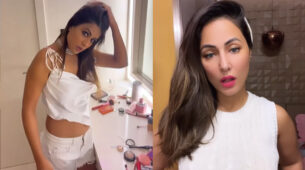Oh wow! Nia Sharma and Hina Khan are curvaceous beauties in white two-piece