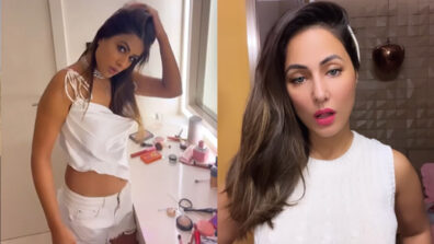 Oh wow! Nia Sharma and Hina Khan are curvaceous beauties in white two-piece