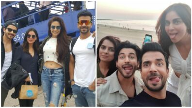 A Picture In The Golden Hour! Take A Look At Dheeraj Dhoopar & Shraddha Arya’s Fam Jam Time Picture With Kundali Bhagya Family