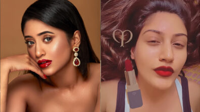 Ooh Lala: Shivangi Joshi and Surbhi Chandna spice up hotness game in red cherry lipsticks, come fall in love