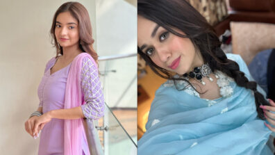 [Photos] Jannat Zubair Rahmani and Anushka Sen set temperatures soaring in desi high-chic outfits, are you crushing?