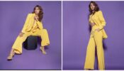Pooja Hedge’s Yellow Pantsuit Means All Business: Pics Inside