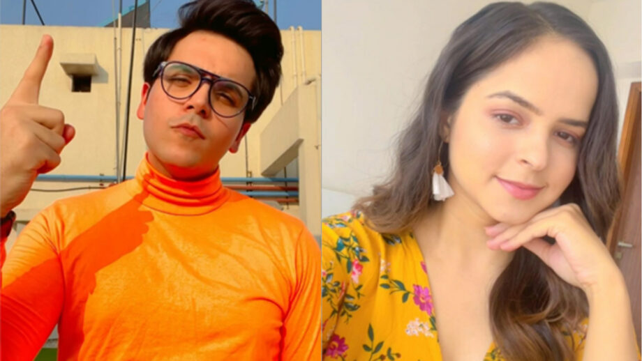 Raj Anadkat looks cute in orange turtle neck t-shirt, Palak Sindhwani says “Wondering who got me smiling like that?” 504320