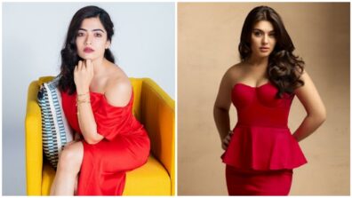 Rashmika Mandanna To Hansika Motwani: Pretty Red Dresses To Crush Your Crush’s Heart